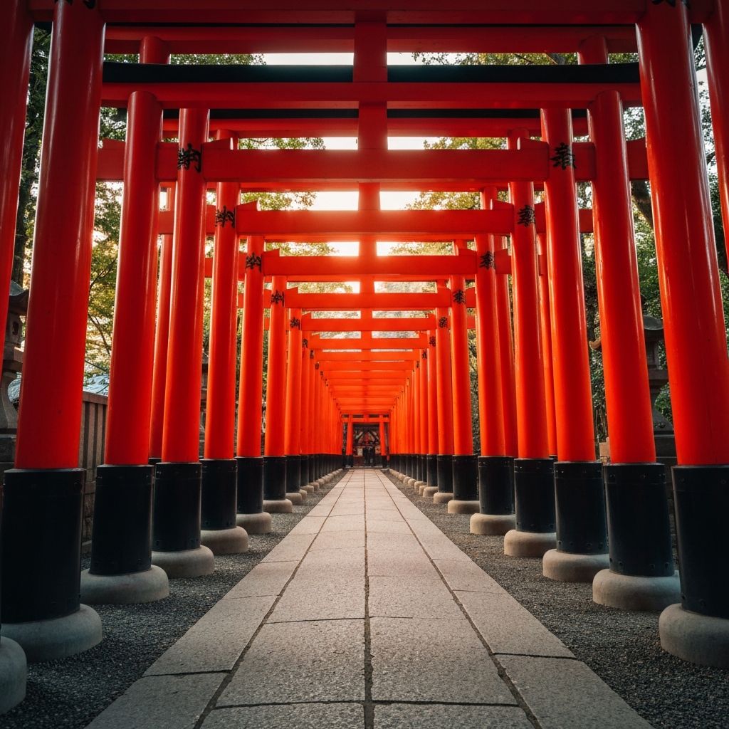 Kyoto torii gates