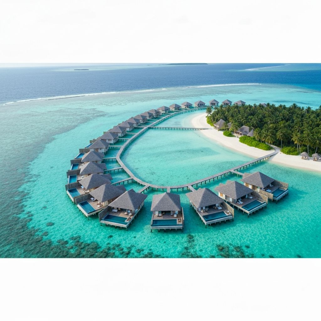 Maldives overwater villa